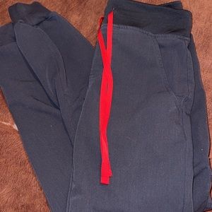 Charcoal grey xxs figs joggers